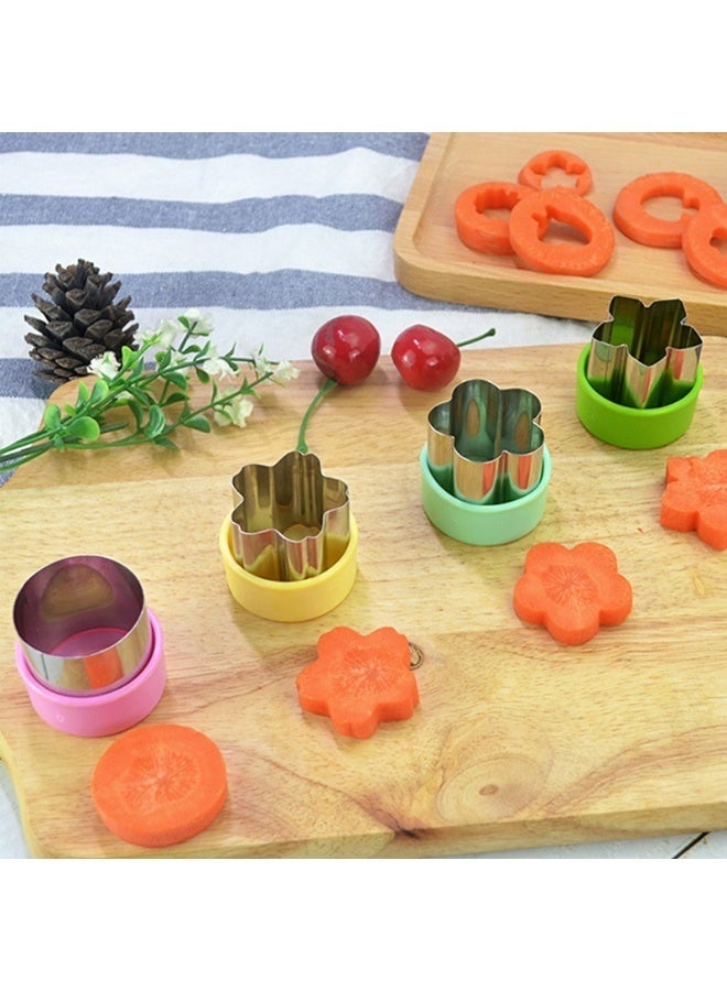 كيلا مجموعة قواطع ساندويتش من الفولاذ المقاوم للصدأ مكونة من 12 قطعة، قابلة للتفتيت، قوالب طوابع بسكويت DIY - Image 4