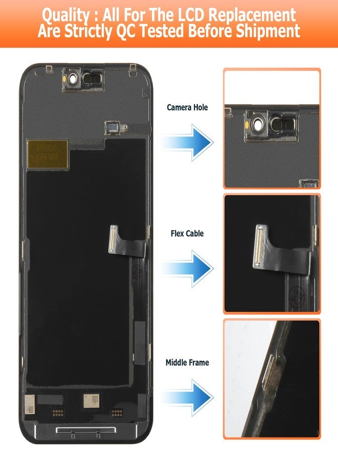 AGCUT TFT for iPhone 15 Pro Max Screen Replacement for iPhone 15 Pro Max LCD Display A2849, A3105, A3106, A3108 LCD Digitizer Touch Screen Assembly Repair Part with Protective Film+Tools - Image 3