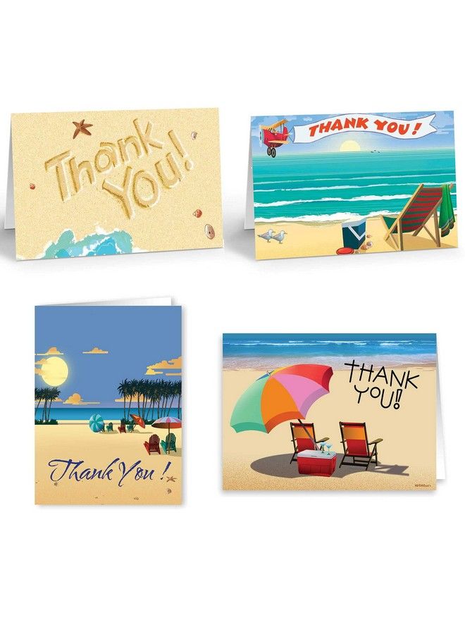 Stonehouse Collection Beach Note Cards Assorted Pack 12 Beach Note Cards Per Box Beach Variety Set - Image 2