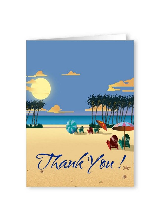 Stonehouse Collection Beach Note Cards Assorted Pack 12 Beach Note Cards Per Box Beach Variety Set - Image 5