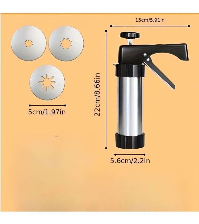 Spanish Churro Maker Stainless Steel Machine with Free Cleaning Brush - Image 3
