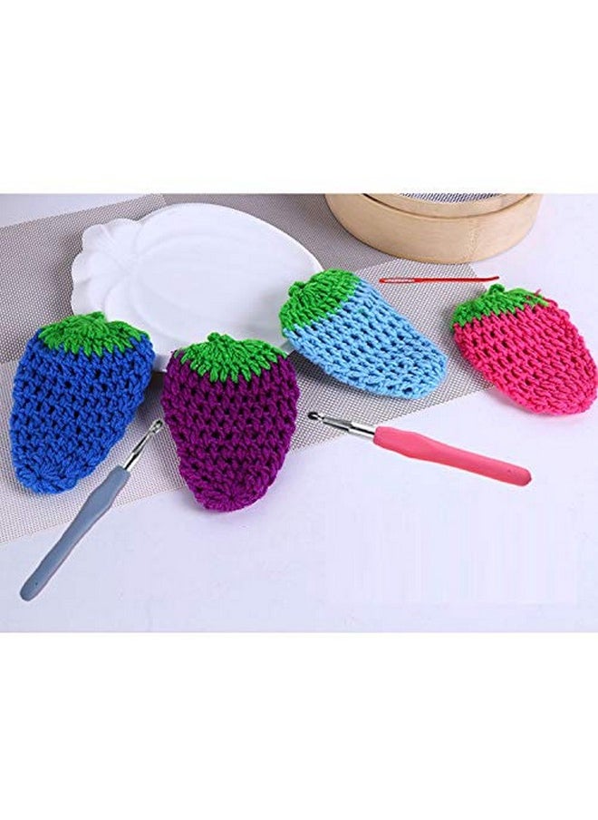 WooCrafts - Size 6.5Mm 7.0Mm 8.0Mm 9.0Mm 10.0Mm Crochet Hooks Set Ergonomic Grip Soft Handles Aluminum Crochet Hook Size K L M N/P In Case - Image 1
