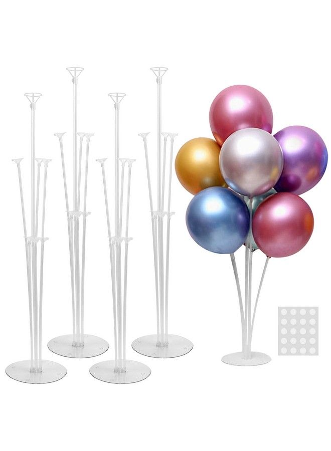 JOYYPOP 4 Sets Balloon Stand Kit Balloon Sticks With Base For Table Birthday Baby Shower Graduation Party Decorations - Image 1