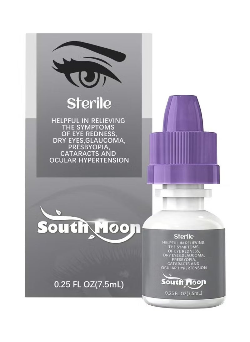 ساوث مون LUMIFY قطرات التشحيم الطبيعية لعينات جافة - تخفيف التعب ، وتجديد الرطوبة والعينين اللامعين - Image 1