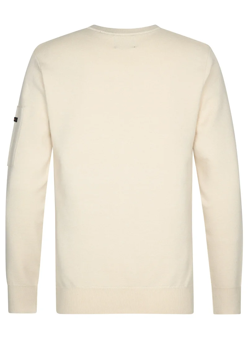 بترول اندستريز Men Knitwear Round Neck Basic