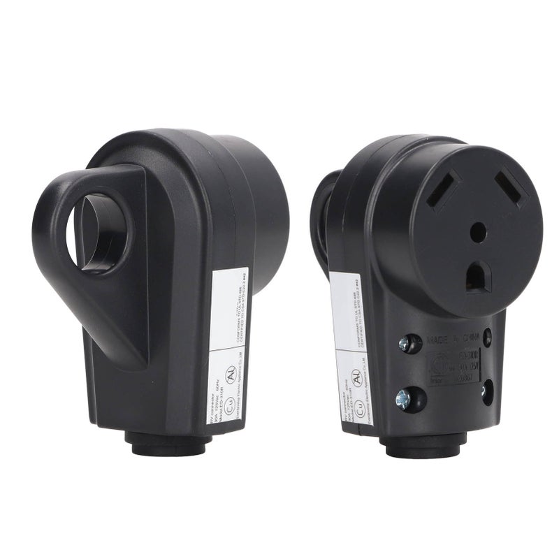 RV Female Plug 30 AMP Good Conductivity Stable Structure RV Receptacle with Ergonomic Handle - Image 4
