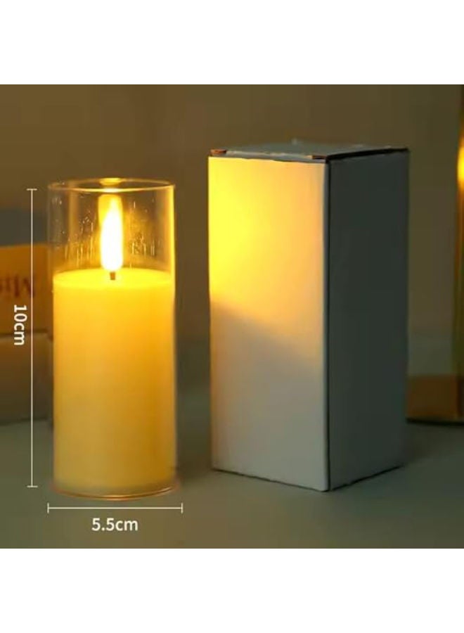 Pack of 3 Smokeless Electric Fake Candle - Image 3