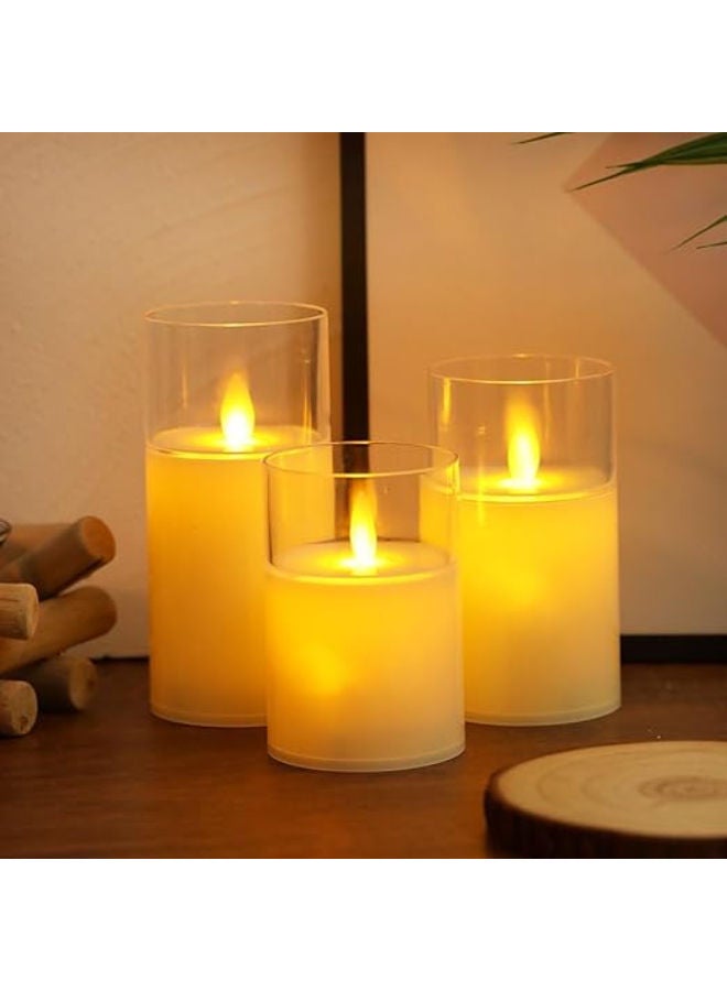 Pack of 3 Smokeless Electric Fake Candle - Image 1