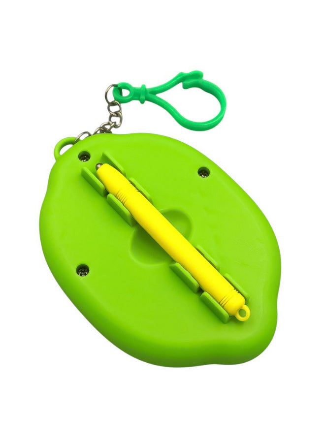 Interactive Magnetic Board with a Fruit Design 🍋 It features magnetic metal balls and a special drawing pen, allowing children to create shapes and drawings in a fun and safe way. It's ideal for developing fine motor skills and creativity, whether at home or on the go! - Image 2