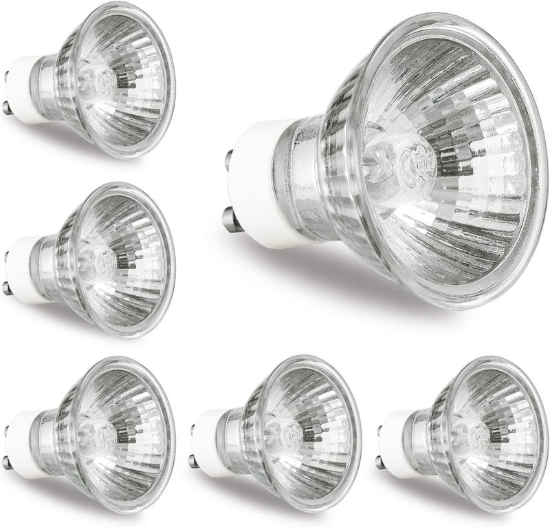 مجموعة لمبات هالوجين GU10 لمبة هالوجين GU10 120V50W ضوء شمعة ذائبة للعلاج بالروائح بقعة هالوجين GU10 6 قطع - Image 2