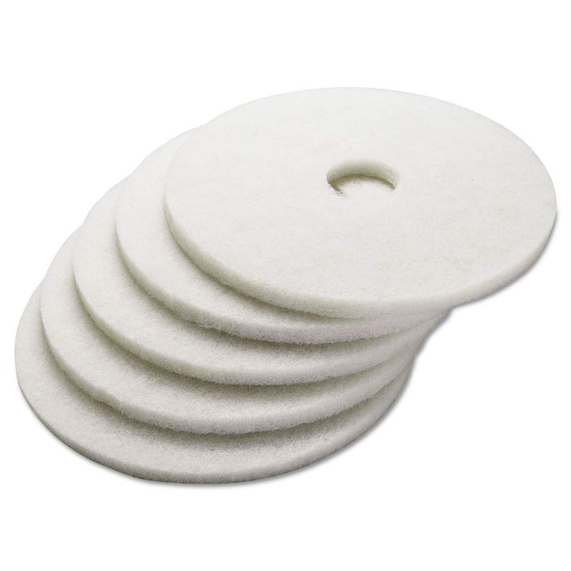 boardwalk Boardwalk BWK4017WHI 17 in Diameter Polishing Floor Pads  White 5Carton  - Image 3