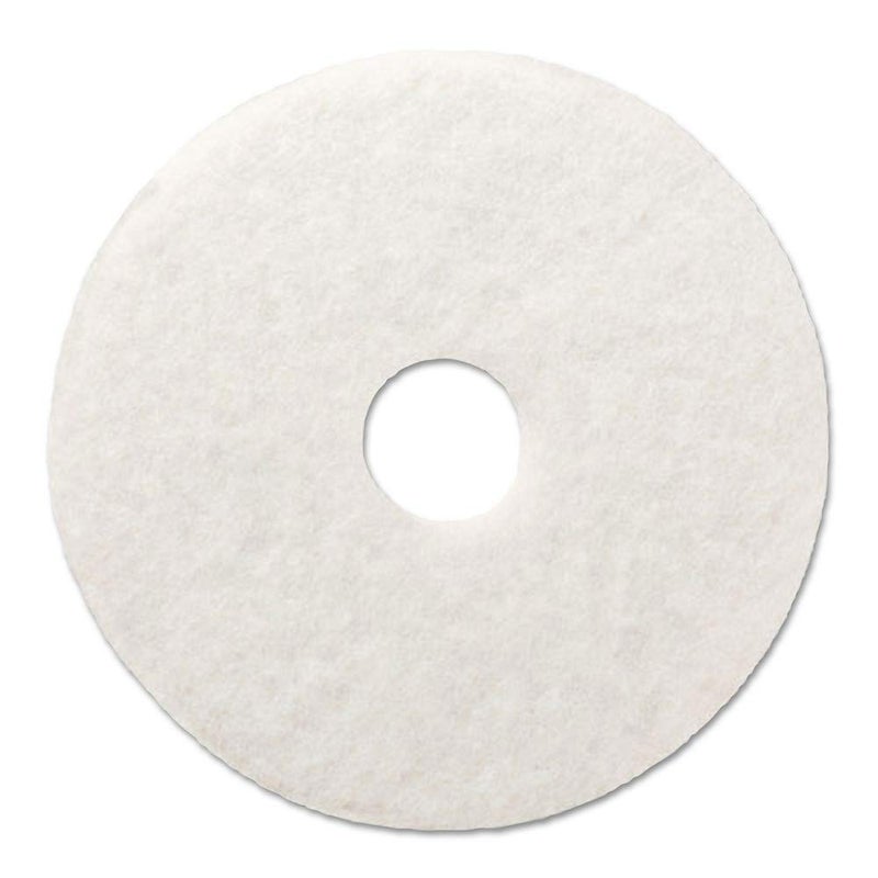 boardwalk Boardwalk BWK4017WHI 17 in Diameter Polishing Floor Pads  White 5Carton  - Image 1