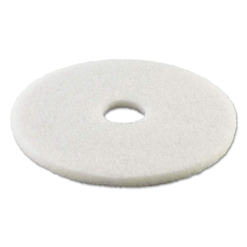 boardwalk Boardwalk BWK4017WHI 17 in Diameter Polishing Floor Pads  White 5Carton  - Image 2