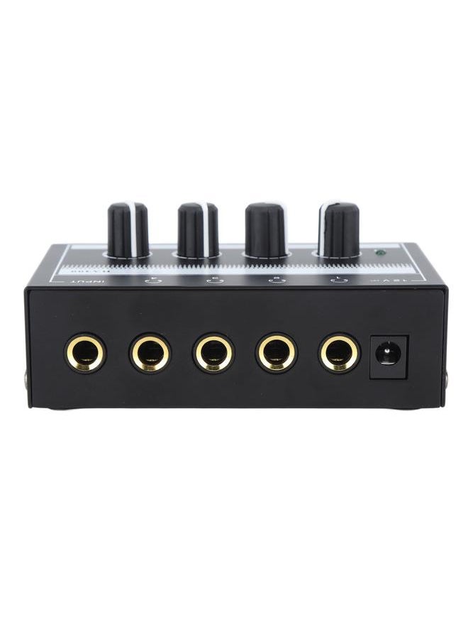 Thoraya 4 Channel Sound Mixer HA400A Ultra Low Noise Professional Monitor Earphone Sound Mixer for Bar Party  - Image 2