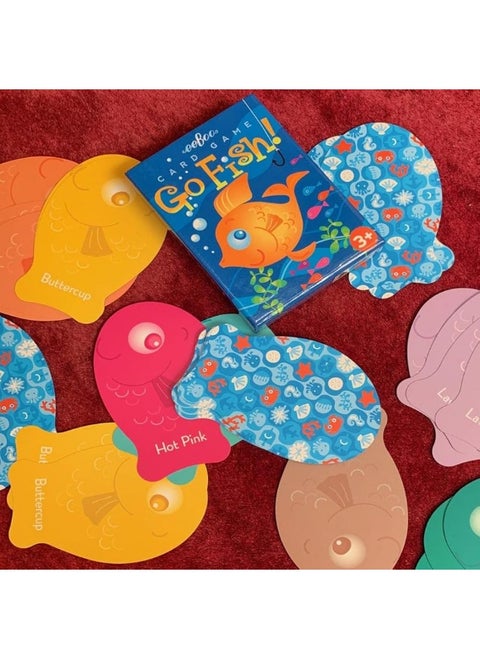eeBoo: Color Go Fish Playing Card Game, Cards are Durable and Easy to Use, Instructions Included, Educational and Fun Learning, for Ages 3 and up