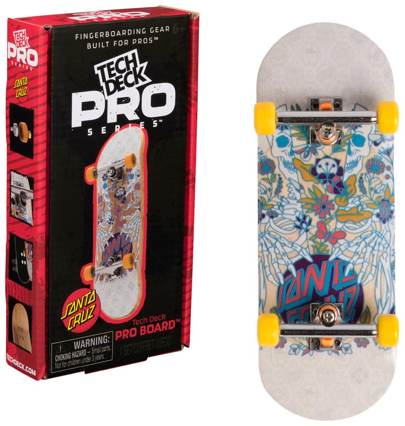 TECH DECK Santa Cruz Pro Series Finger Board with Storage Display Built for Pros Authentic Mini Skateboards Kids Toys for Ages 6 and up - Image 2