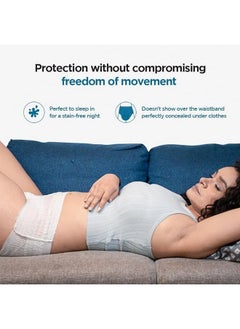 PEESAFE Pee Safe Disposable Period Panties For Women Leak Proof | Xl-Xxl | Pack Of 4 | 360° Protection | Overnight Comfort | Rash & Toxin Free | No Leakage | Seamless Fit | Period Panty For Heavy Flow White  - Image 4
