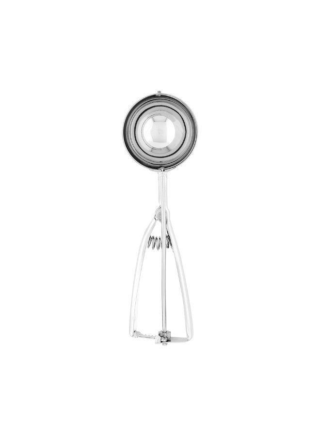 Restaurantware Met Lux 3.2 Ounce Gelato Scoop, 1 Ambidextrous Ice Cream Scoop - Built-In Blade, Dishwashable, Stainless Steel Cookie Dough Scoop, Comfortable Grip, For All Ingredients - Image 1