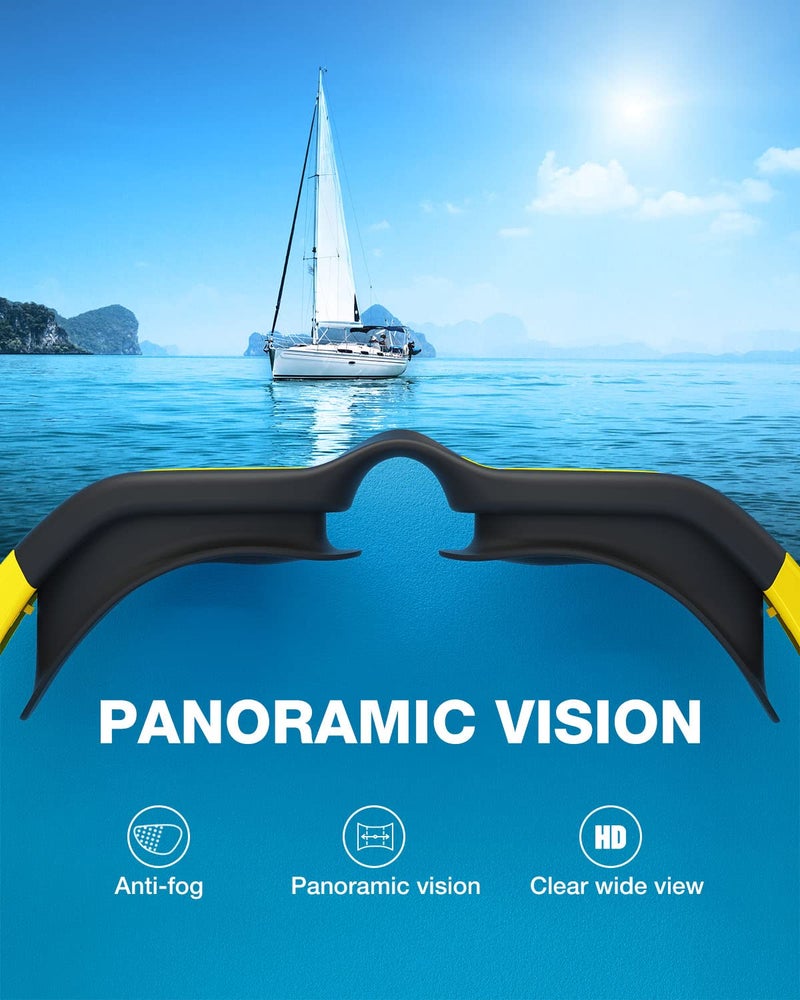 ZIONOR Kids Swim Goggles, G1 MINI UV Protection Anti-Fog Polarized Swimming Goggles for Age 6-14 - Image 5