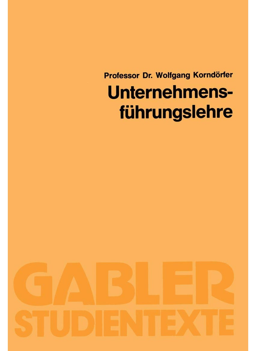 Unternehmensführungslehre 