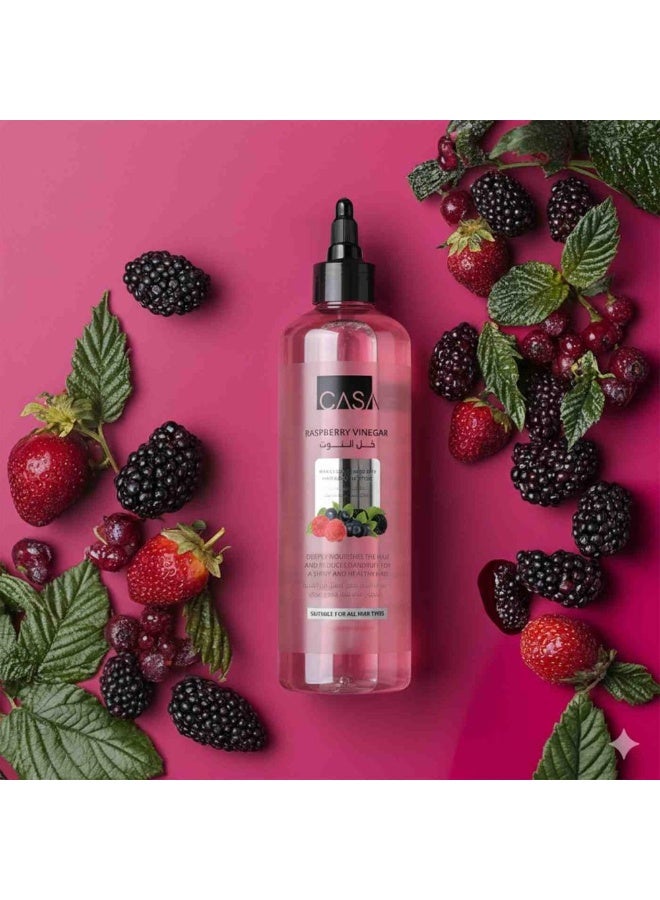 Casa Hair care package: Raspberry vinegar hair tonic, 400ml, and original Chinese herbal shampoo soap. - Image 5