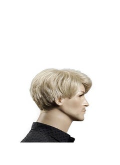 Kalyss 8" Short Straight Men's Blonde Color Wig Heat Resistant Synthetic Hair Wig (blonde)  - Image 2