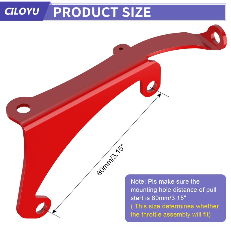 CILOYU Throttle Control Linkage Bracket Kit Compatible with Predator 212 224cc GX160 GX200 Engine Coleman CT200U BT200X CT200U-EX Axis M200 Baja MB200 Mini Bike Go Kart Part Governor Rod Return Spring - Image 2