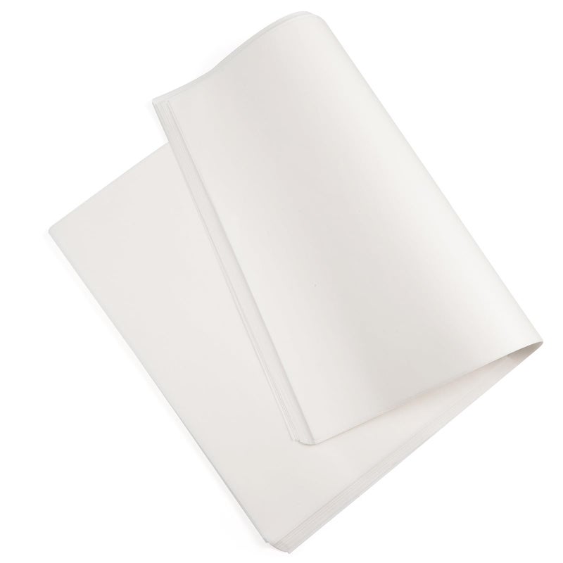 Coptiner 50 Sheets 20x30cm Baking Parchment Paper Greaseproof Cooking Sheets White Non-Stick Pre-Cut Liners Fit Oven Tray for Bread/Meat/Cookies - Image 1