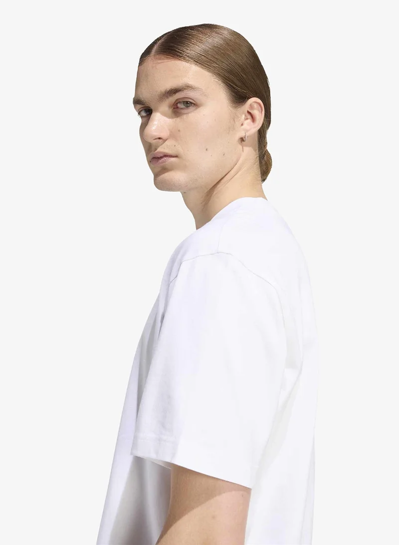 Adidas Originals WHITE/BLACK Adicolor Trefoil T-Shirt  | Best Price UAE