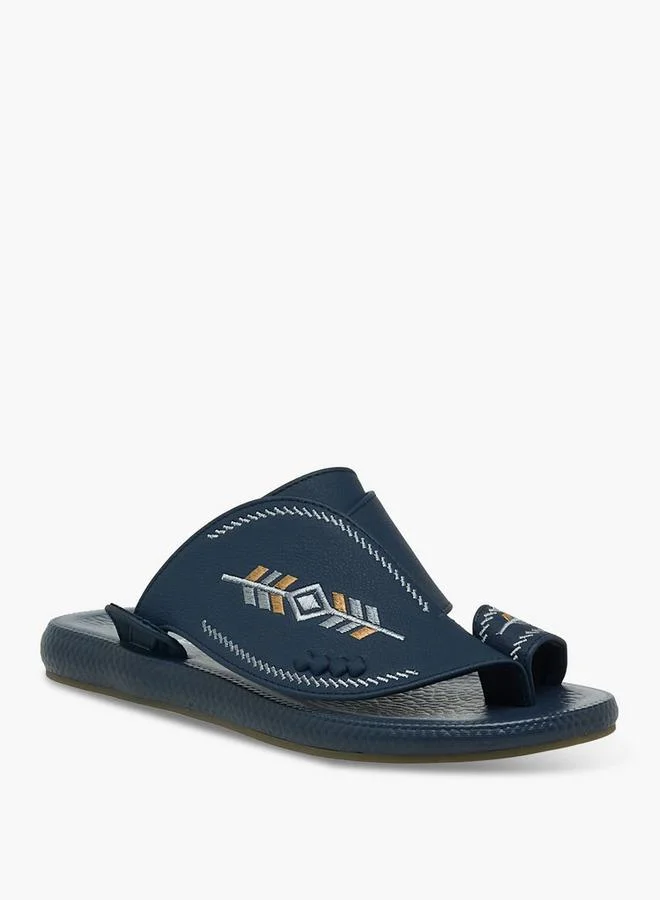 Al Waha Men Toe Loop Detail Arabic Sandals