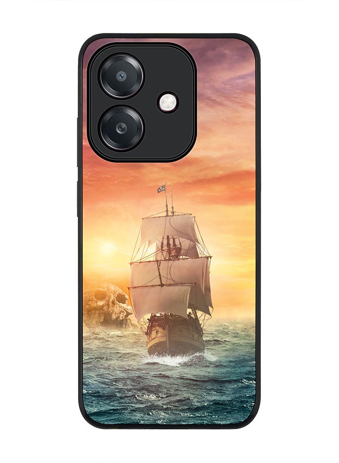 Stylizedd For Oppo A5i Case,Slim fit Camera Protection, Shockproof Thin Phone cover  - Skull Island