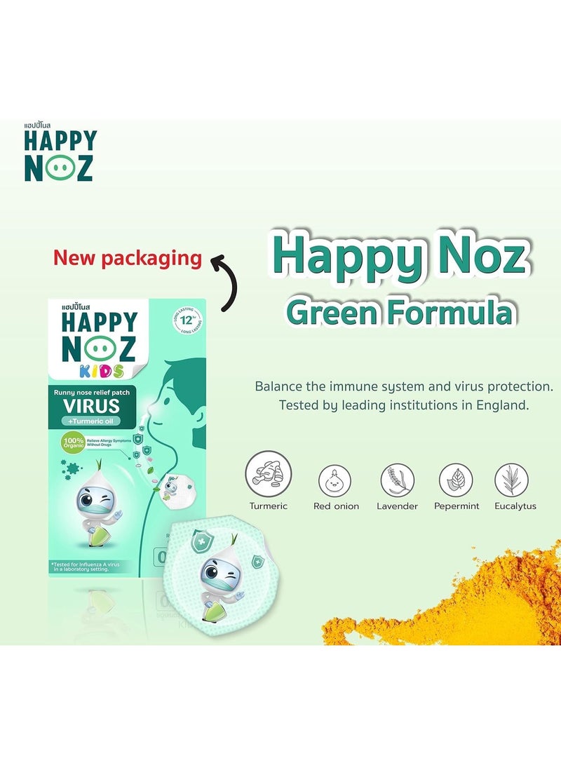 Happy Noz Pack Of 2 Anti Virus Runny Nose Relief Patch For Kids - Image 4