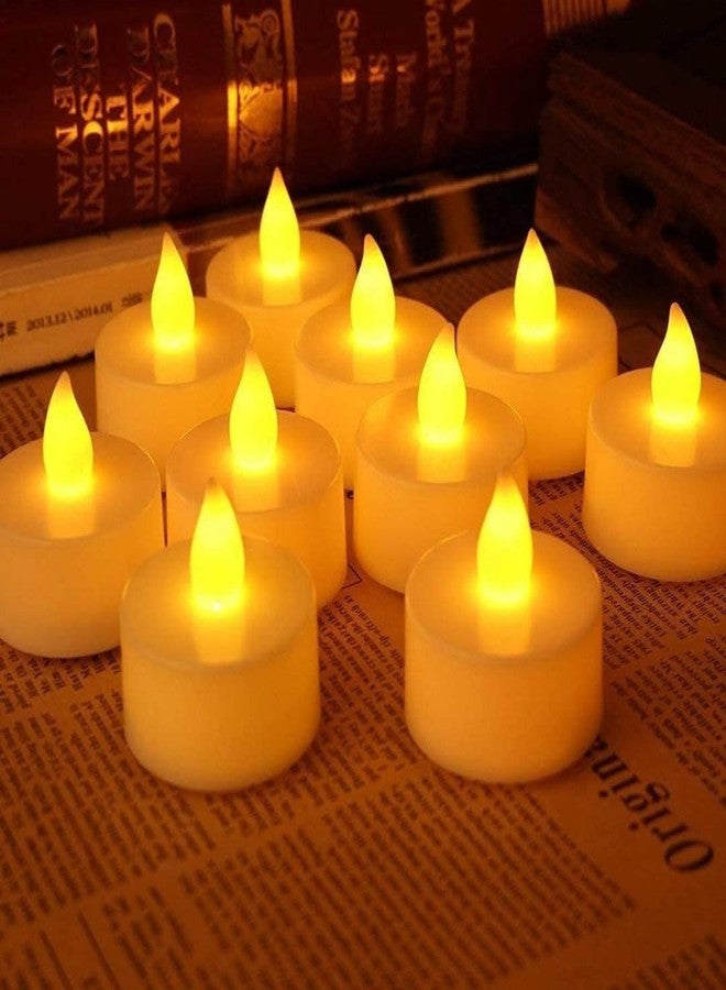 POSTEN Flameless & Smokeless Decorative Acrylic Tea Light LED Candles for Gifting, Home Decor, Diwali, Deepavali, Festival, Anniversary, Birthday, Rangoli (6 PCS) - Image 3