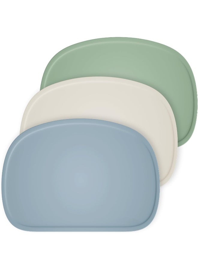 Cuddle Campus Silicone Placemat with Raised Edges for Kids, Toddlers, Babies, Non-Slip Dining Table Mat, Baby Eating Mat, Food Mat - Image 1