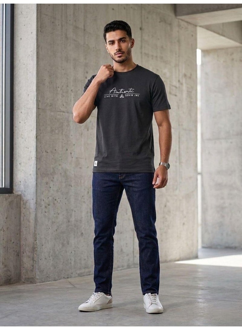 Hikes Premium Men’s Graphic Crew Neck T-Shirt – Pure Cotton for Everyday Comfort & Style - Image 4