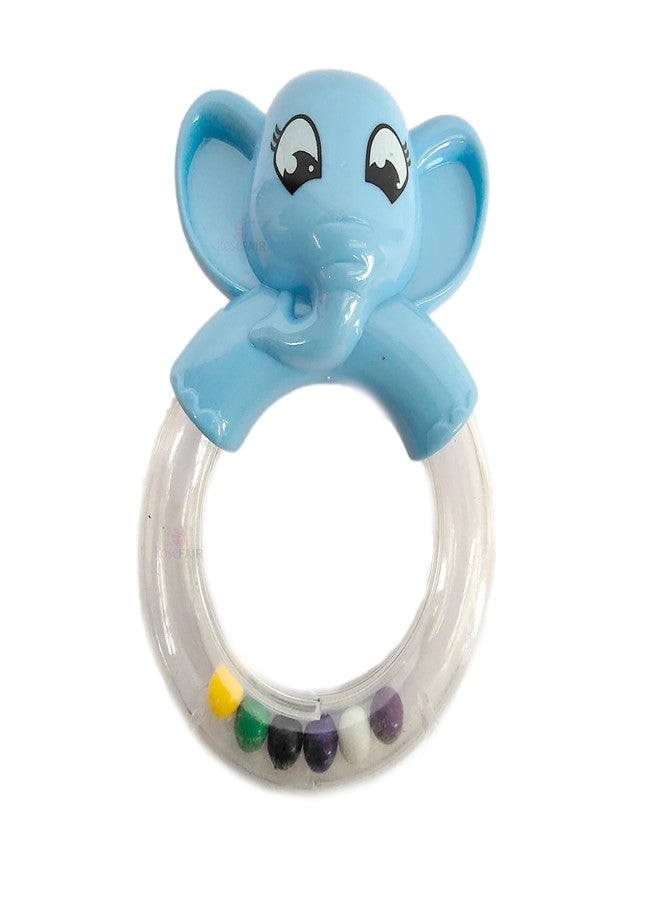 ROSEFAIR Plastic Colorful Grab Rattles Toys for New Born Baby & Infants, Early Age Toys for Kids, Infant Toys, Newborn Baby Gift Toys (3 Pcs-D) - Image 3