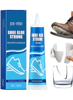 Self-Adhesive Shoemaker Shoe Glue, Strong Shoe Glue Fix Soles Heels, Shoe Repair Glue, Shoe Glue Sole Repair Adhesive, Quick Dry Waterproof Adhesive Leather Repair Tools, Works With All Footwear
