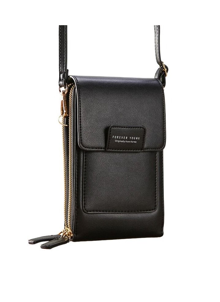 DubaiGallery Women Bags Soft Leather Wallets Touch Screen Cell Phone Purse Crossbody  - Image 1