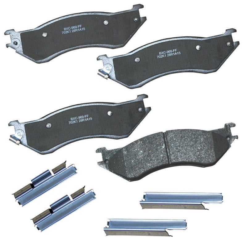 بنديكس وسادات فرامل سيراميك Bendix Premium SBC702K1 لموديلات مختارة من Ford Econoline Expedition F-150 Heritage F-250 HD Lobo Lincoln Navigator - Image 1
