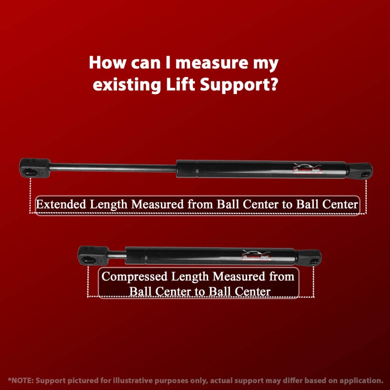 Generic Lift Supports Depot Qty (2) Compatible With Mini Cooper F56 Body Hatchback 2015 To 2021 Lift Supports  - Image 2