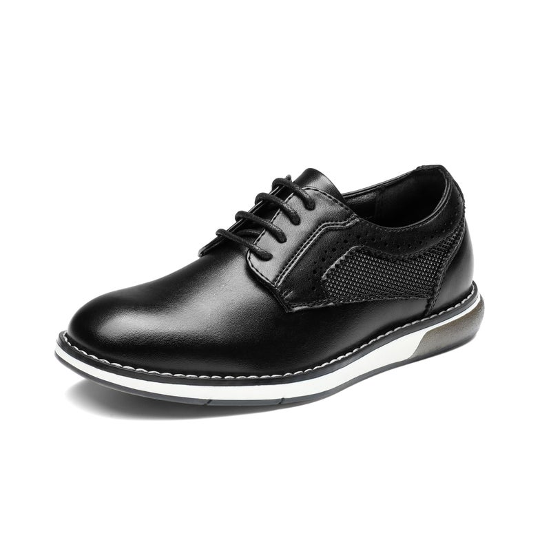 Bruno Marc Boy's Casual Dress Oxford Comfort Uniform Formal Sneaker Shoes,Size 6 Big Kid,Black,SBOX2352K - Image 1