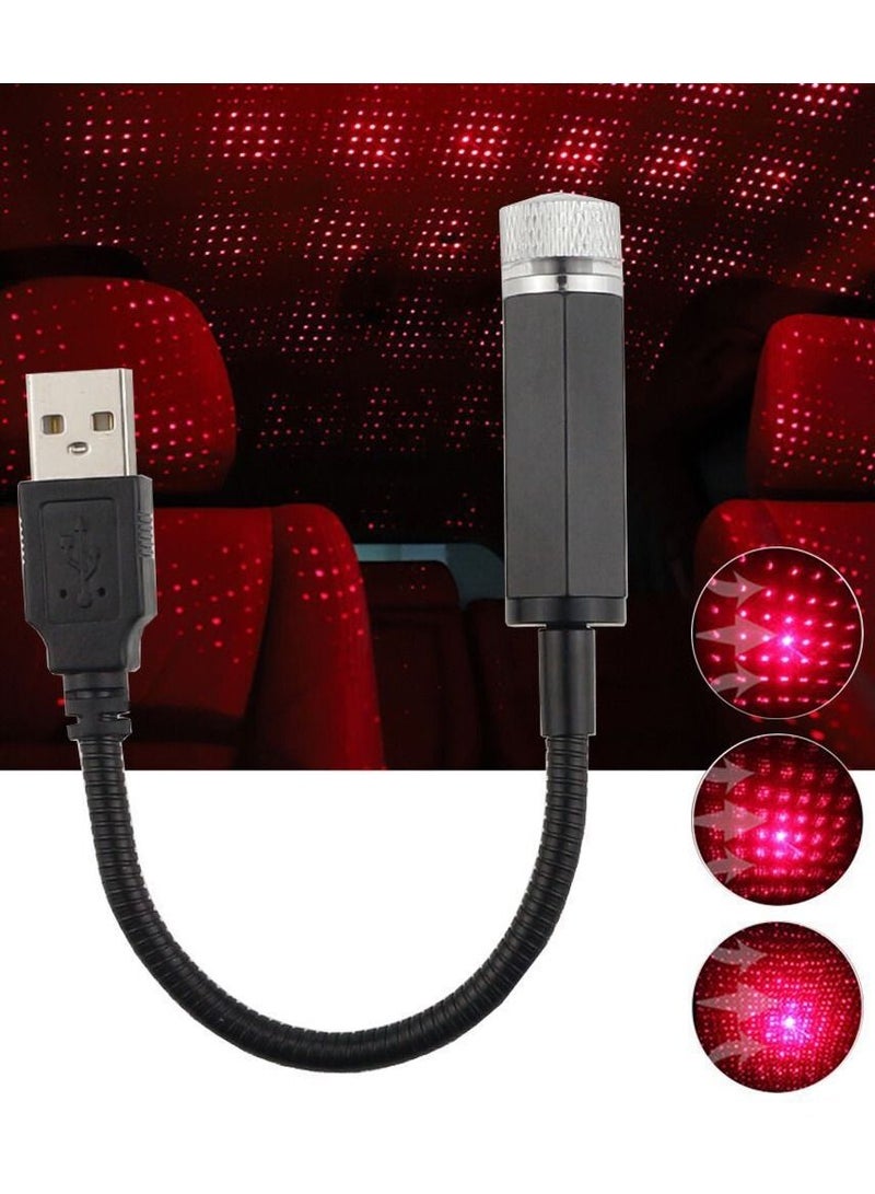 Star Decoration Lamp Car Roof Flexible USB LED Light