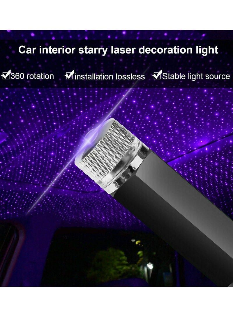 Star Decoration Lamp Car Roof Flexible USB LED Light