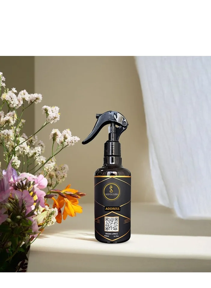 سينتا فلورا معطر الجو SCENTA FLORA (سعة 300 مل) | معطر جو زيتي المكونات، جاهز للاستخدام ويدوم طويلاً؛ مناسب للسيارات والسجاد والستائر والغرف ودورات المياه والأقمشة.