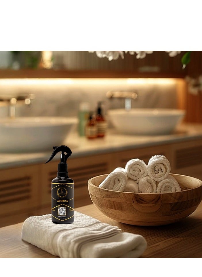 سينتا فلورا ADDRESS - Aroma Spritz - معطر هواء جاهز للاستخدام وطويل الأمد للسيارات والسجاد والستائر والغرف والأقمشة والعباءات (300 مل)  - Image 5