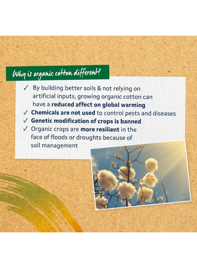 Lil-Lets Organic Cotton Non-Applicator Tampons Super 16 Pcs - Image 5