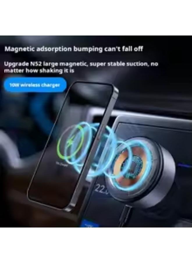 JAJEEK Upgraded Vacuum Magnetic Wireless Charger Suction Phone Mount – Perfect for Car, Mirror, Gym, and Home Use, Fast Charging for iPhone 12/13/14/15/16 Series - Image 4