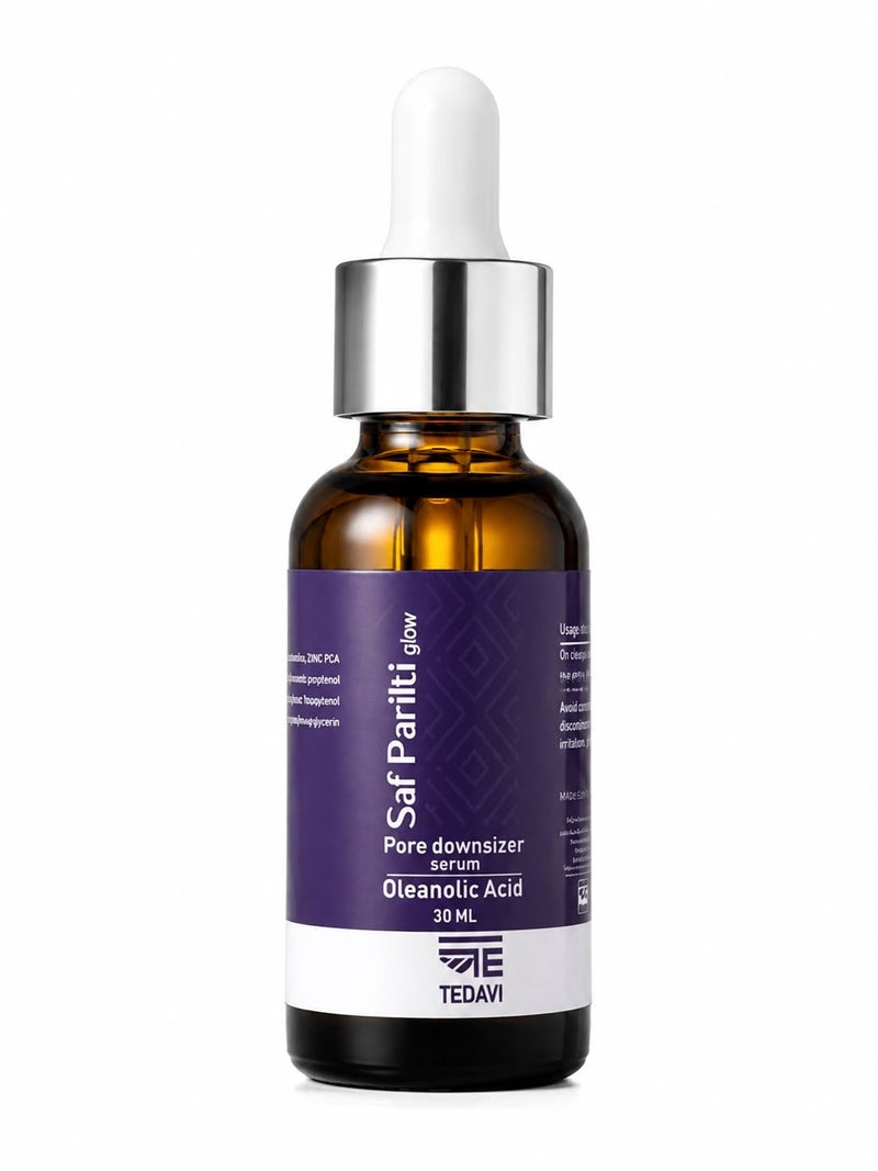 Saf Parilti Glow Serum - Oil Control & Pore Minimizing Serum with 4 Active Ingredients for Oily Skin - 30 ml - Image 1