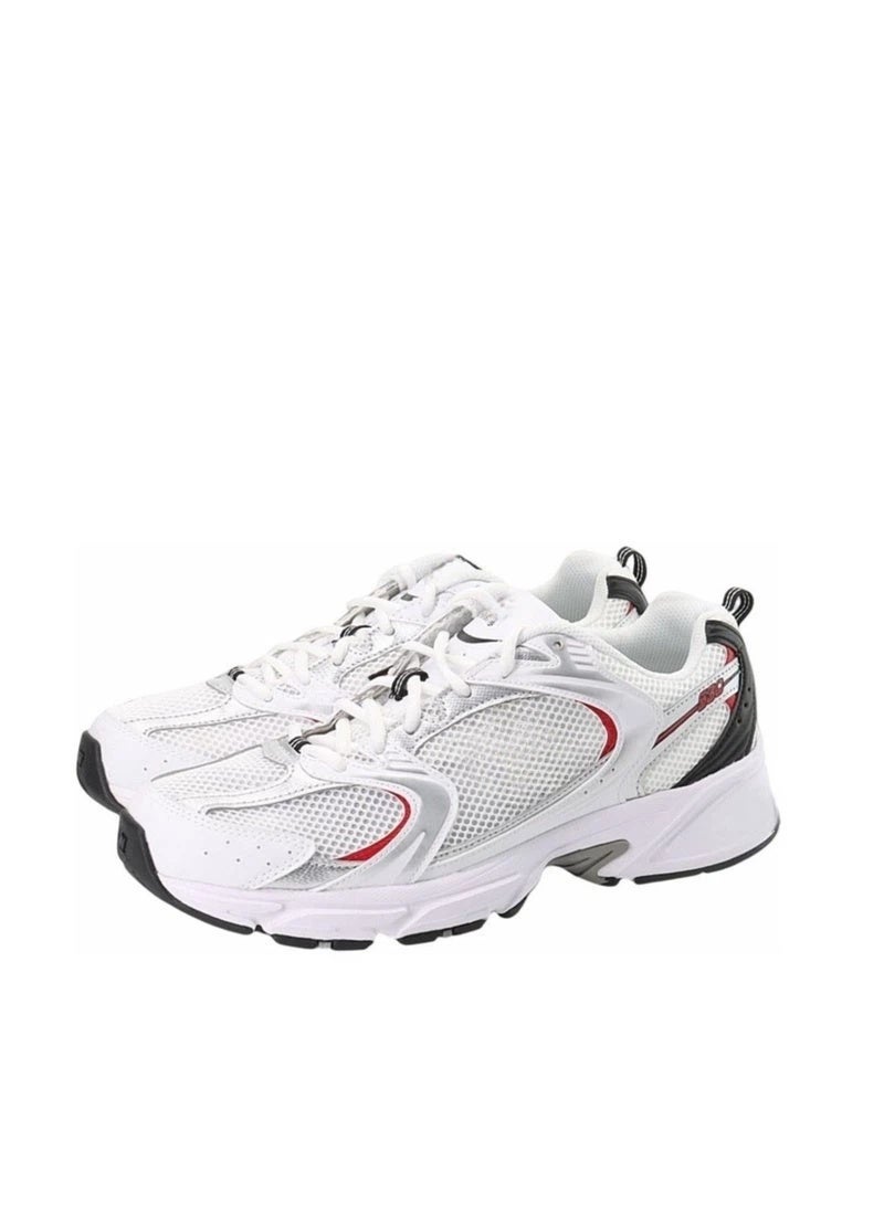 Unisex Sneakers Black/White/Red - Image 2