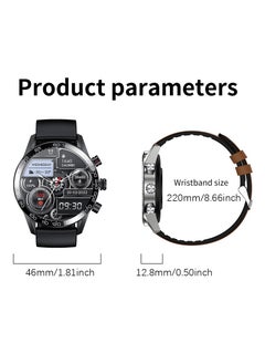LIGE New HD TFT Screen Smart Watches for Men's Business Bluetooth Call Sleep Sports Heart Rate Blood Pressure Fitness Tracker Waterproof Multi-function Steel Silver  - Image 4